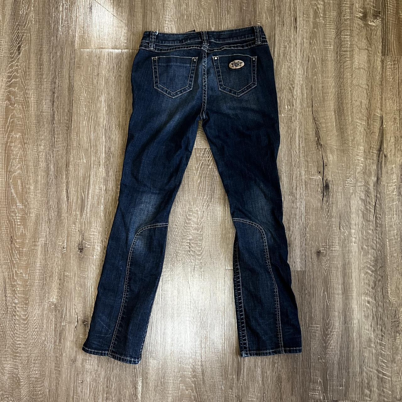 really cool harley bootcut jeans - sick button... - Depop