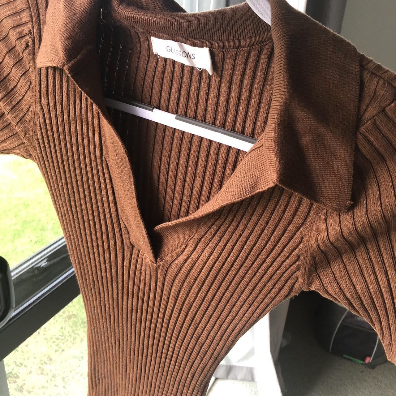 Chocolate brown dress Glassons Size xs Check out... Depop