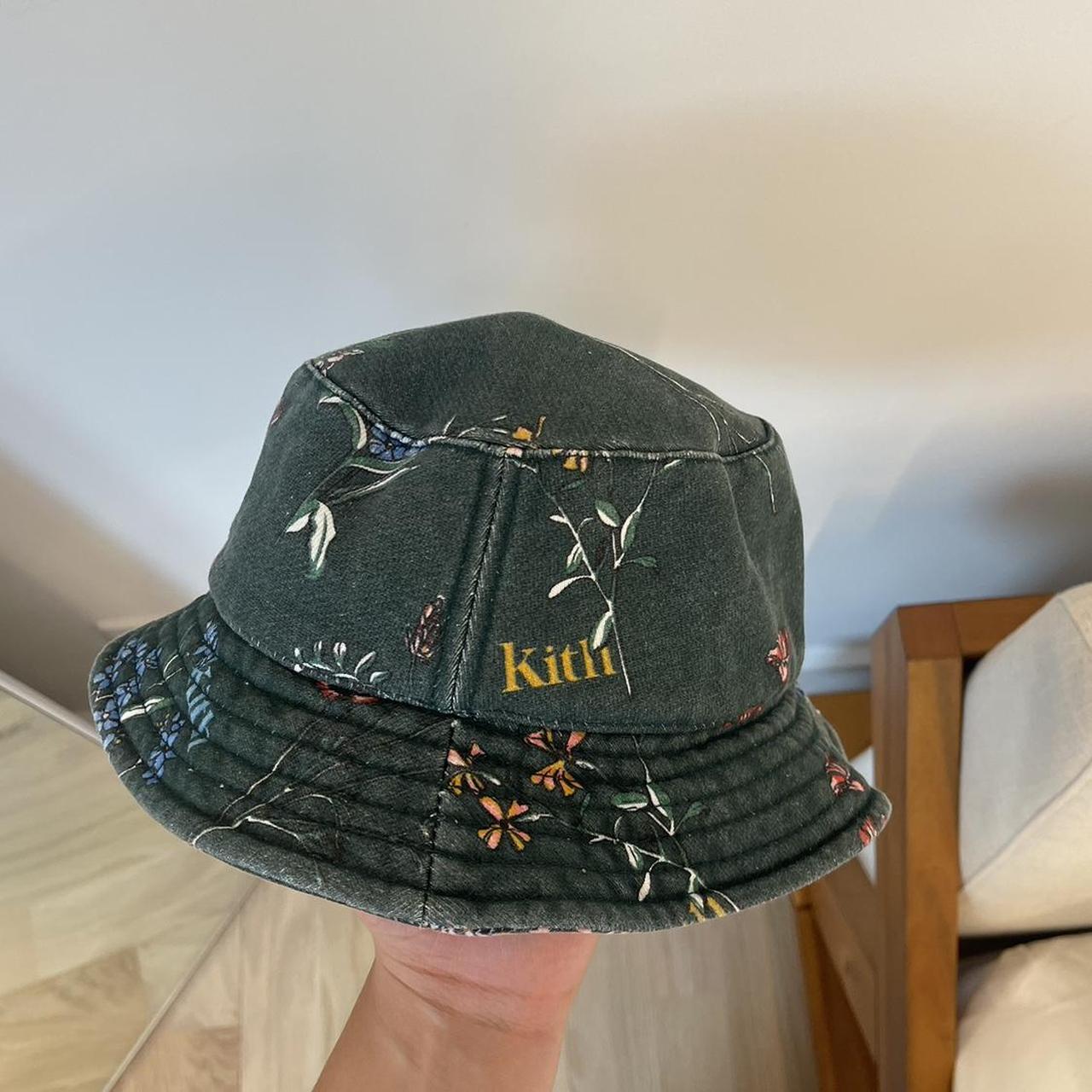 Kさん　KITH SS21 FLORAL BUCKET HAT KITH Unisex Floral Multi Seersucker Bucket Hat KH5719 One