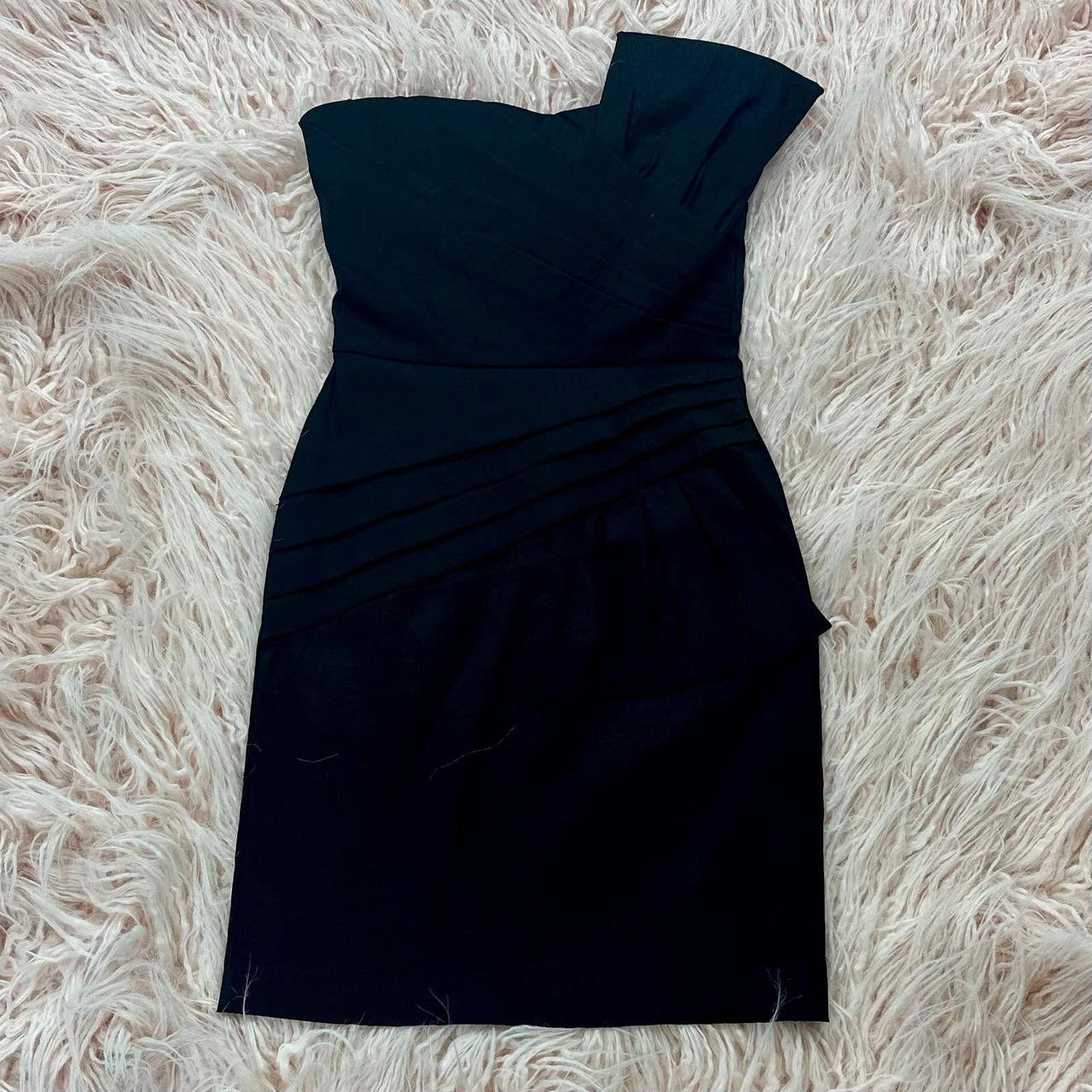 Juniors Vintage Size 7 Strapless Black. Depop