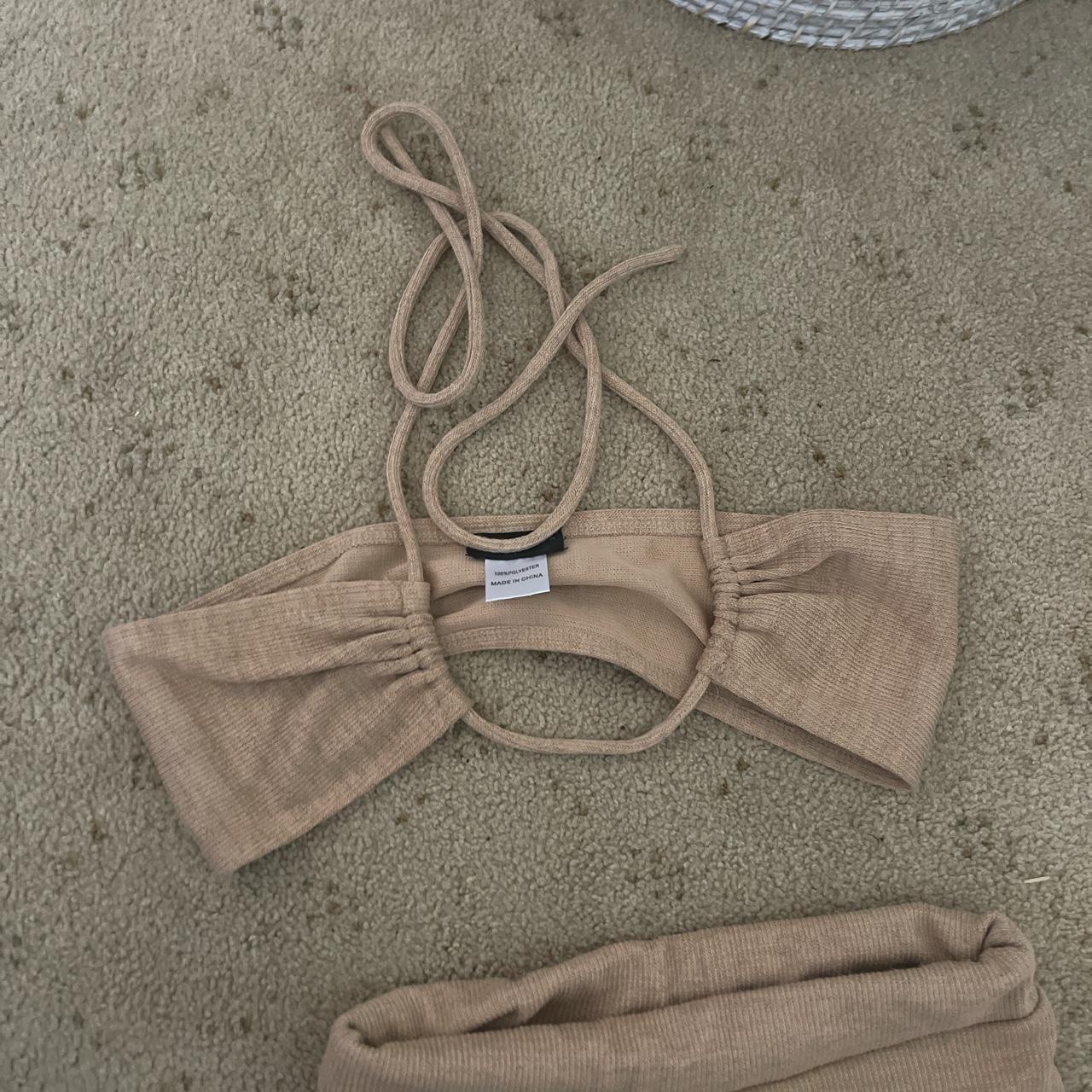White fox tan set, size small (only worn once)... - Depop