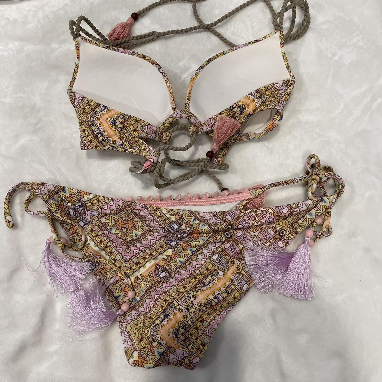 Victoria’s secret bikini set with rhinestones on the