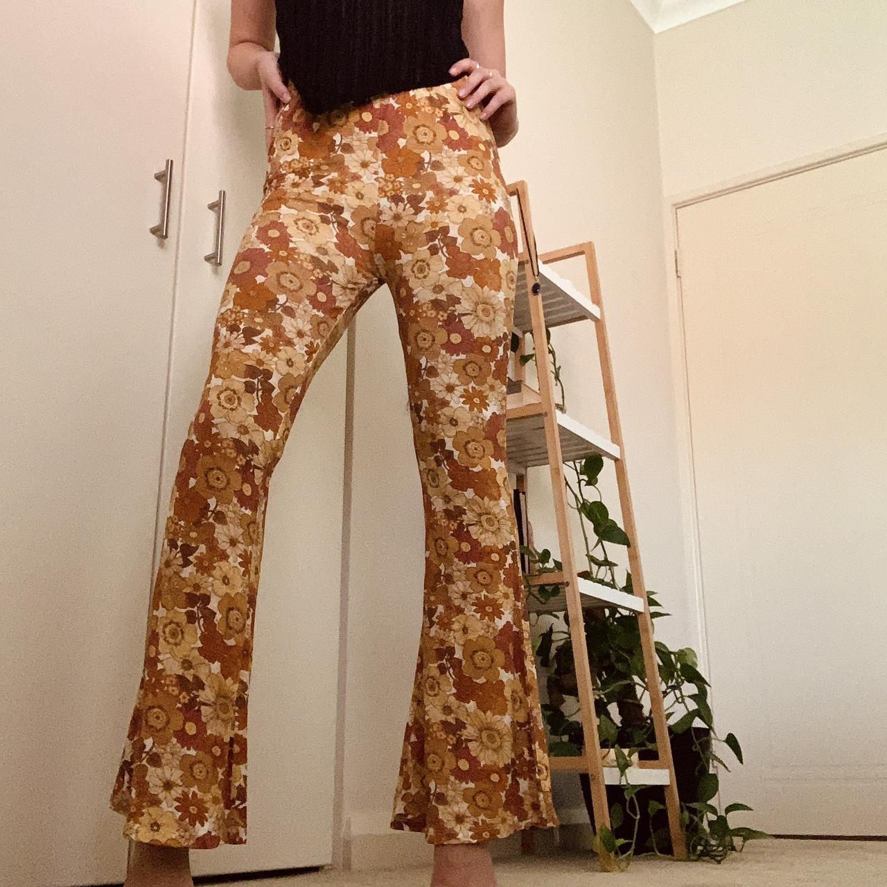 Ghanda 70's style flare pants! Very stretchy... Depop