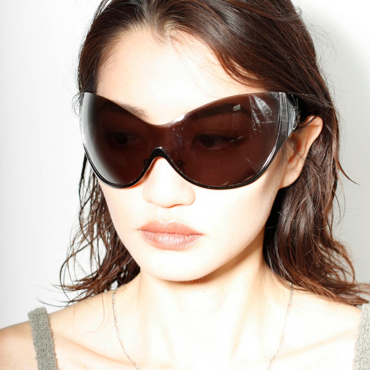 Calvin Klein mask sunglasses Condition 7.5/10:... - Depop