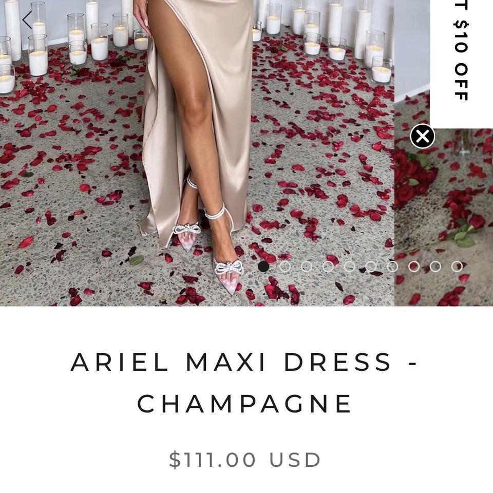 Ariel Maxi Dress - Champagne – BABYBOO