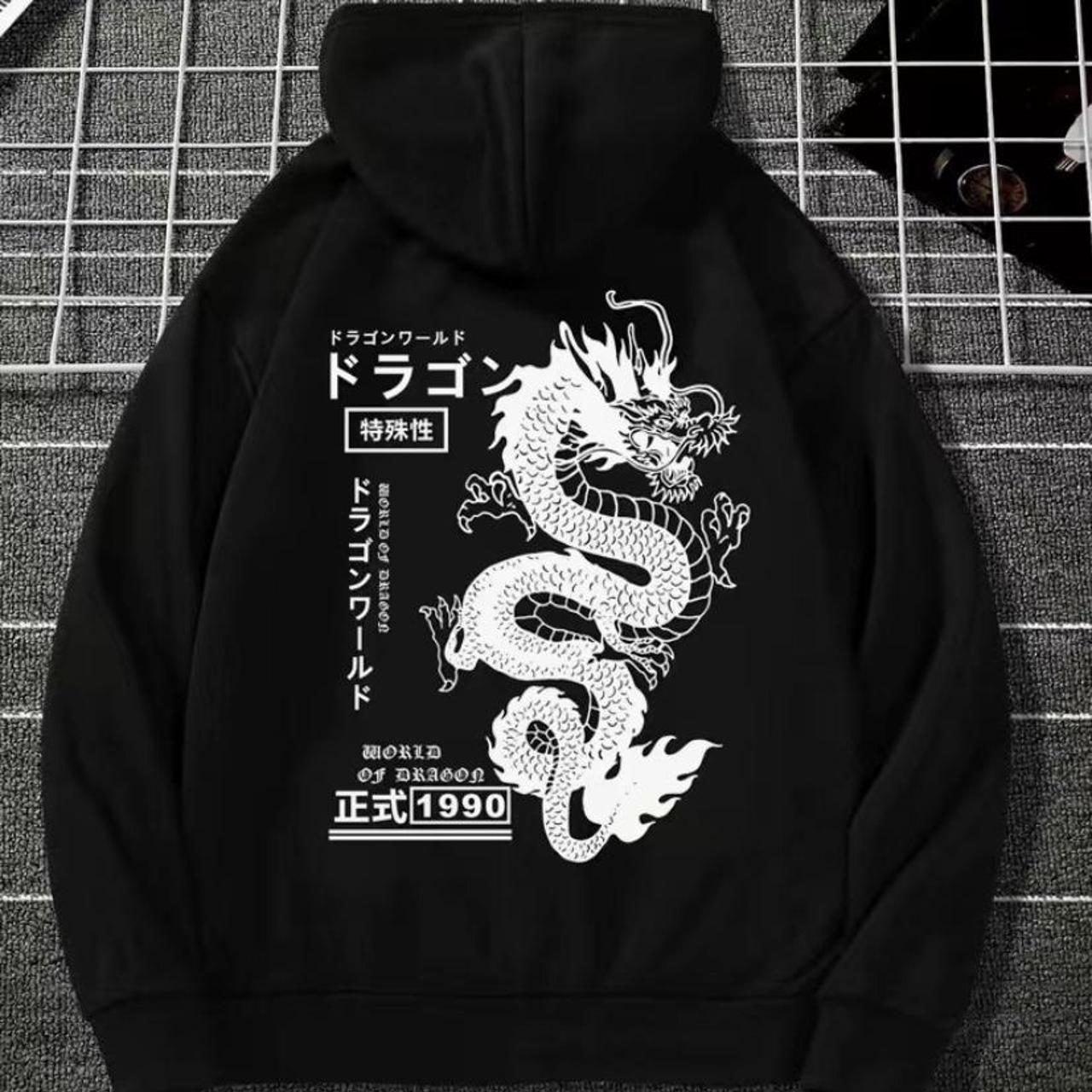 Comfortable and cool hoodies with Chinese dragon