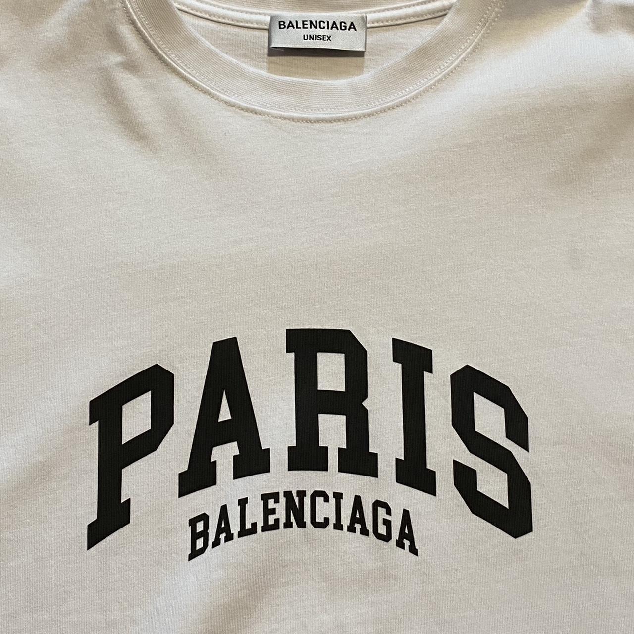 Balenciaga Paris tshirt Unisex tshirt Size XS, fits... - Depop