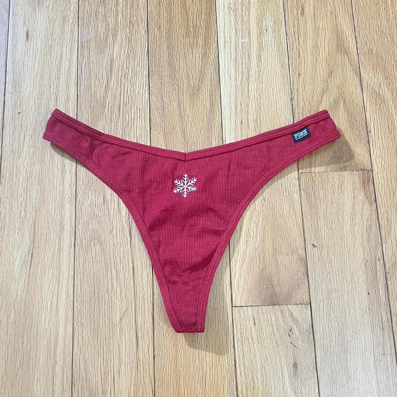 PINK Victoria's Secret Christmas time underwear, - Depop