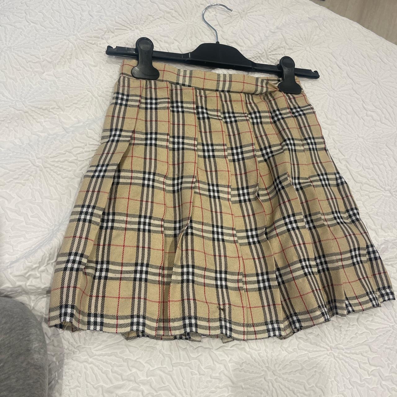 brown tennis skirt - Depop