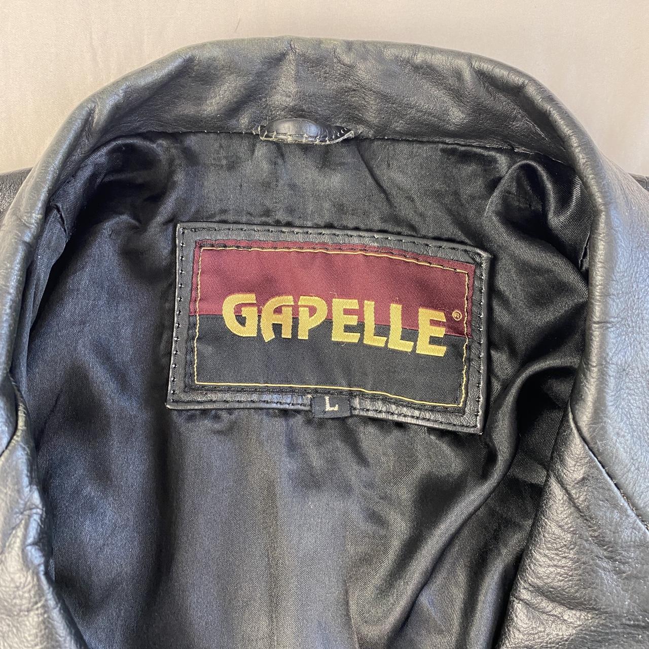 Vintage GAPELLE real leather jacket This model is a... - Depop