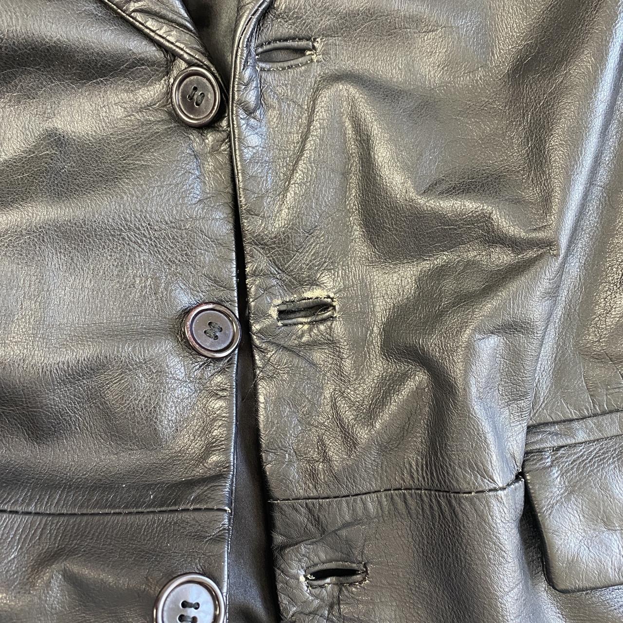 Vintage GAPELLE real leather jacket This model is a... - Depop