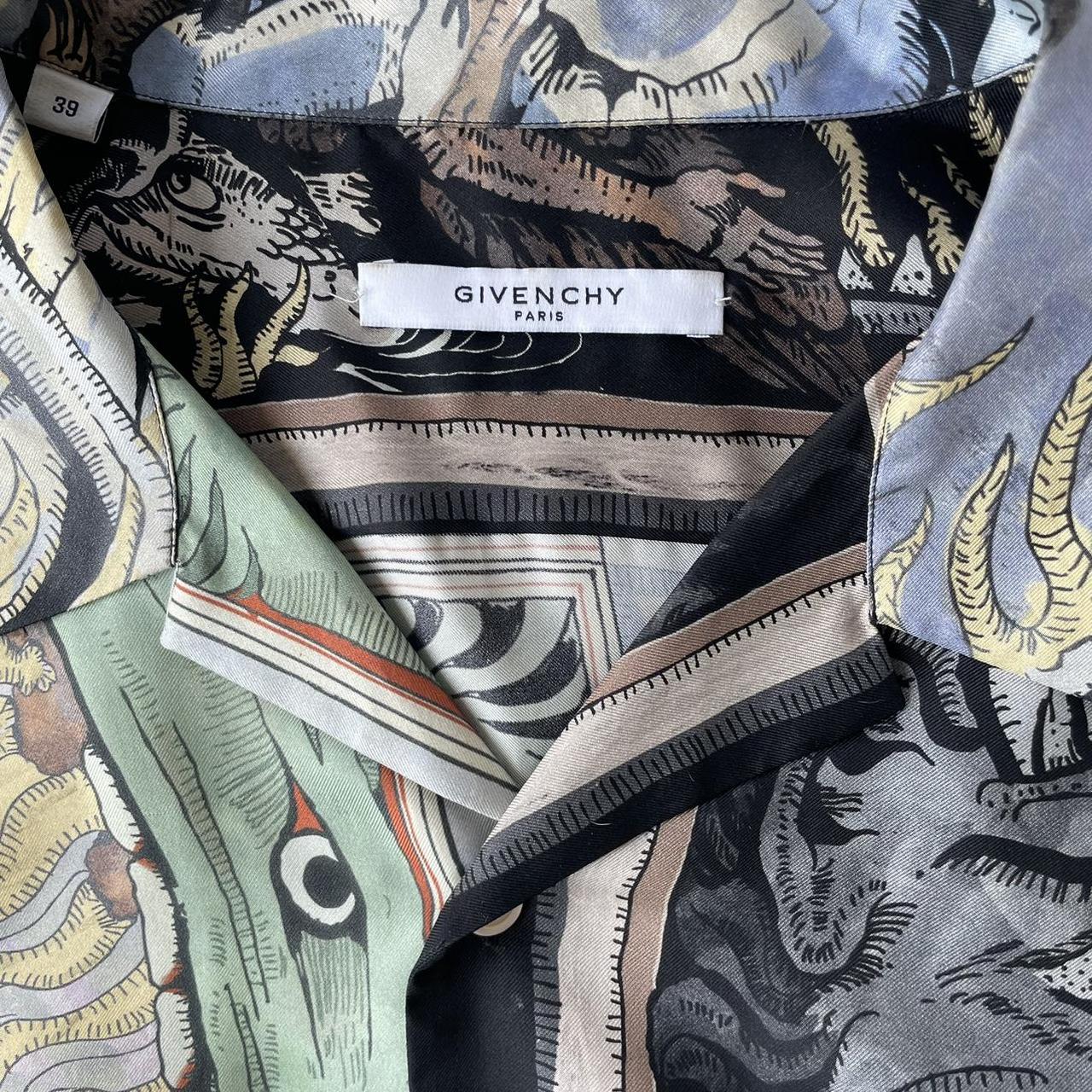 Icarus Print Silk Button up Very Rare 100% Depop