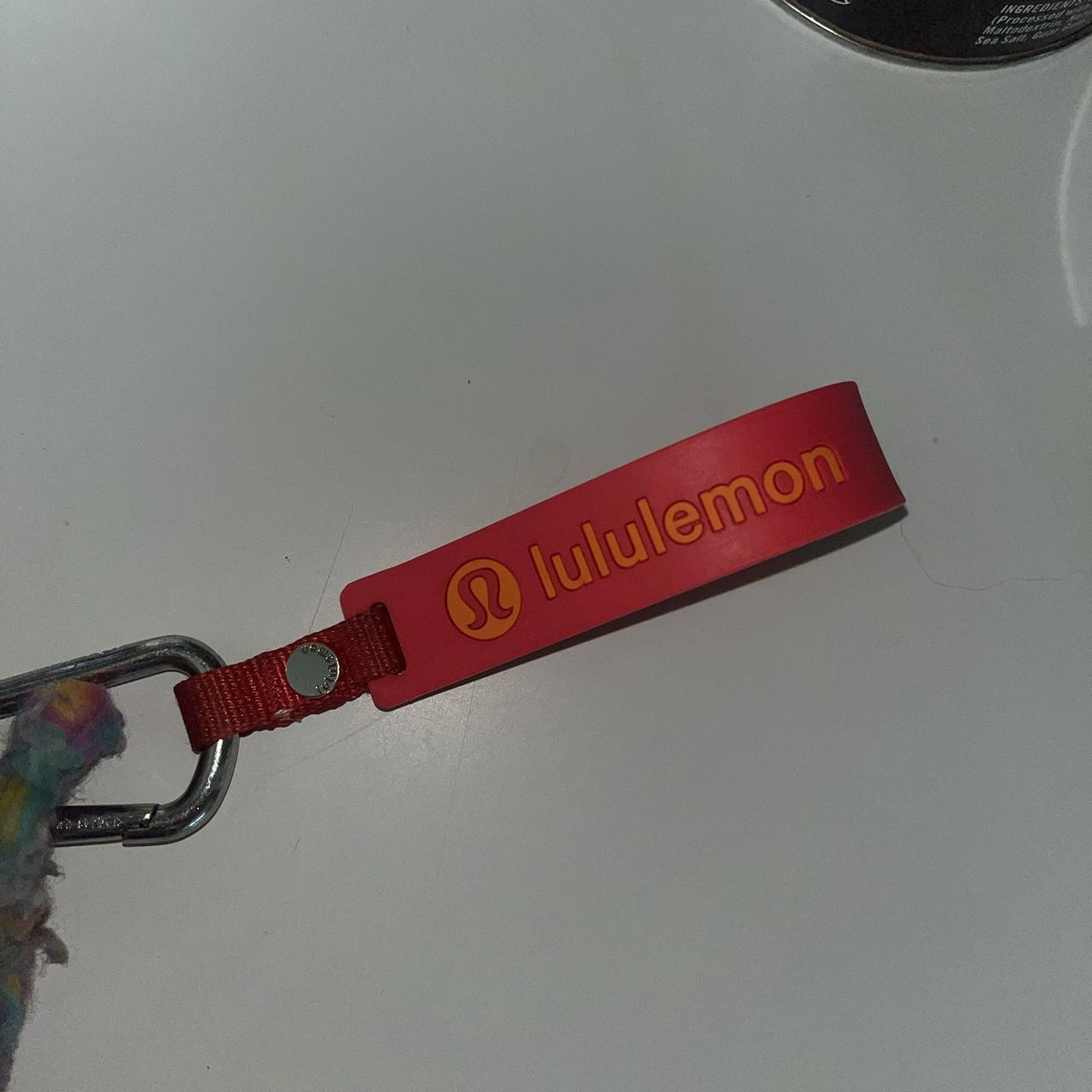 Lululemon Silicone Keychain - Red