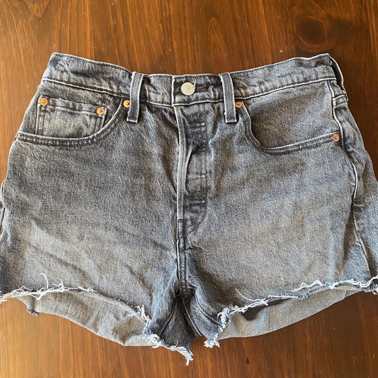 501 Levi s Black washed shorts perfect condition no