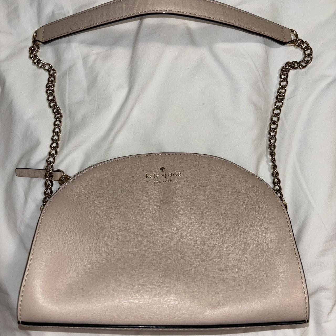 Kate Spade crescent bag with gold shoulder strap In... - Depop