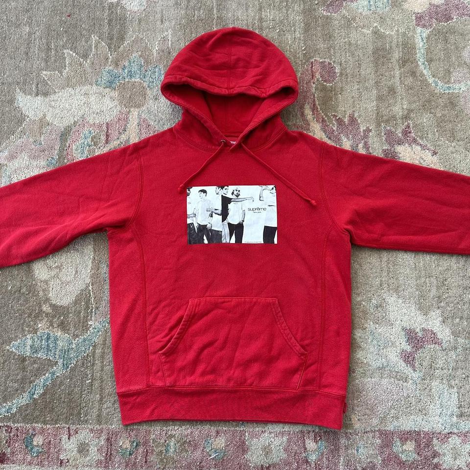 Supreme Classic Ad Hooded Sweatshirt. Features... - Depop