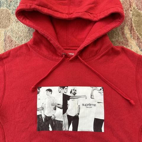 Supreme Classic Ad Hooded Sweatshirt. Features... - Depop