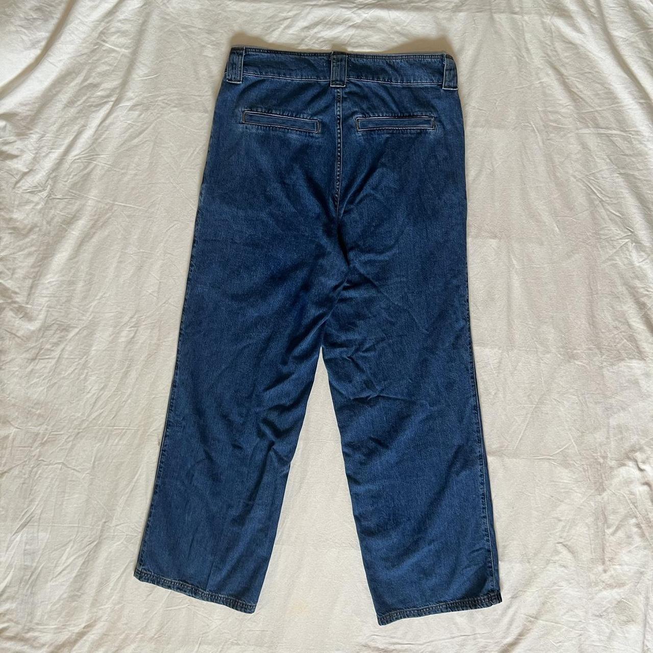 Wide leg River island jeans Size 10 US (14... Depop