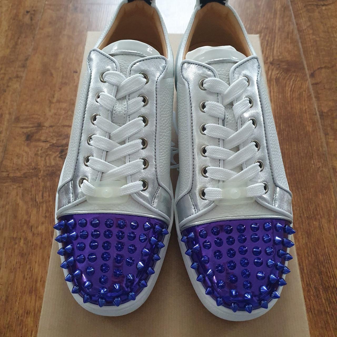 Christian Louboutin Louis Junior Spikes Orlato Flat - Depop