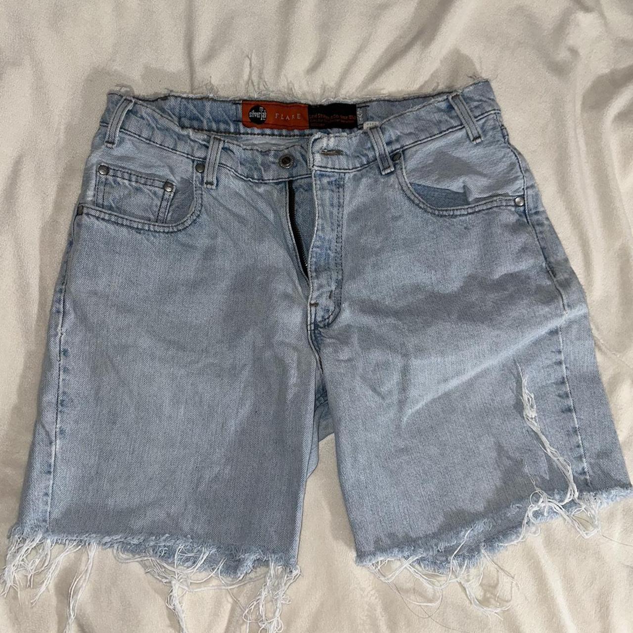 LEVIS LIGHTWASH JORTS Cutest lightwash jorts from... - Depop