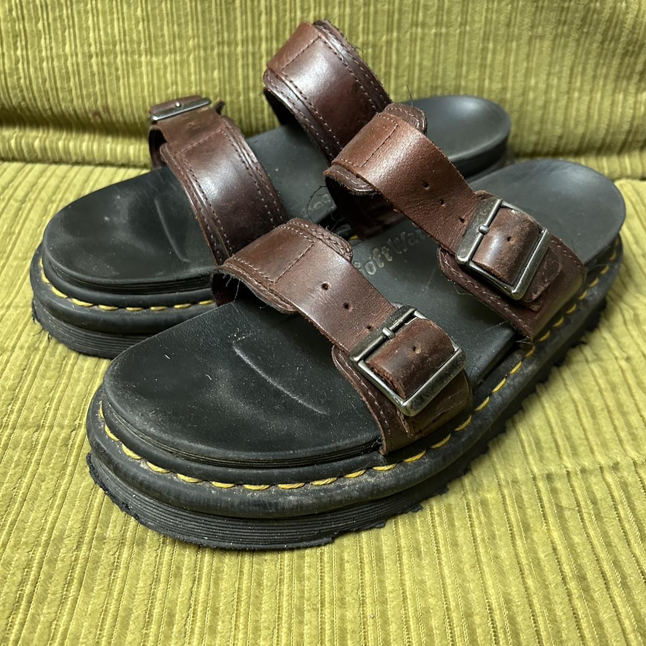 Dr Marten real leather sandals. These have... - Depop