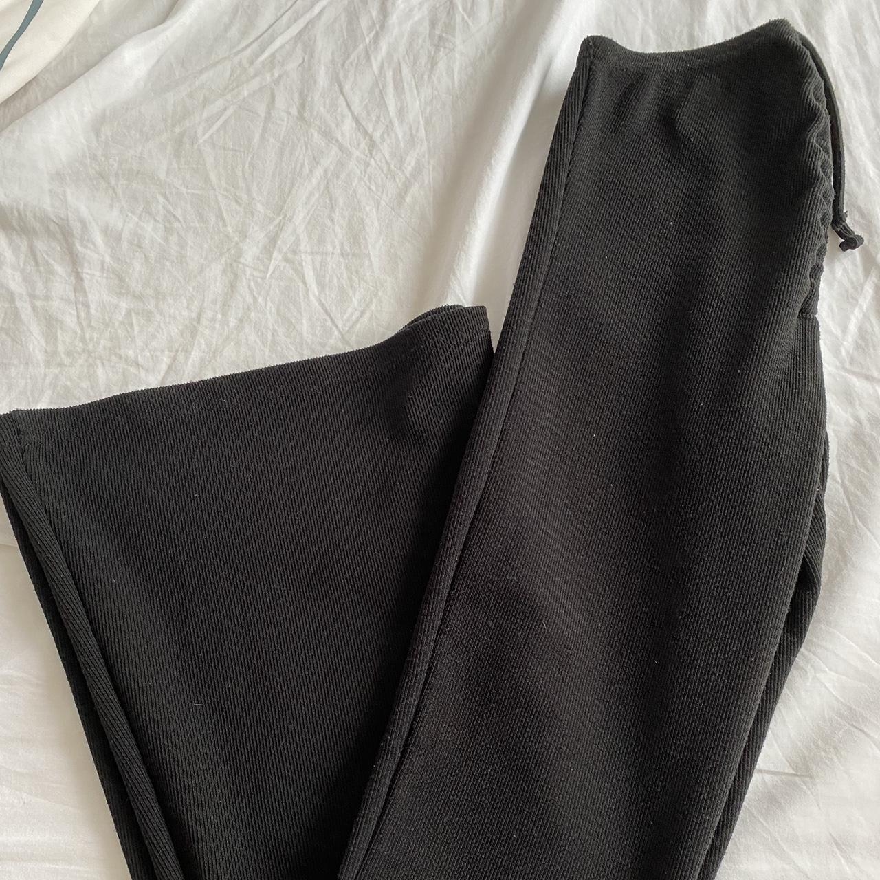 Urban outfitters drawstring flares Black flare... Depop