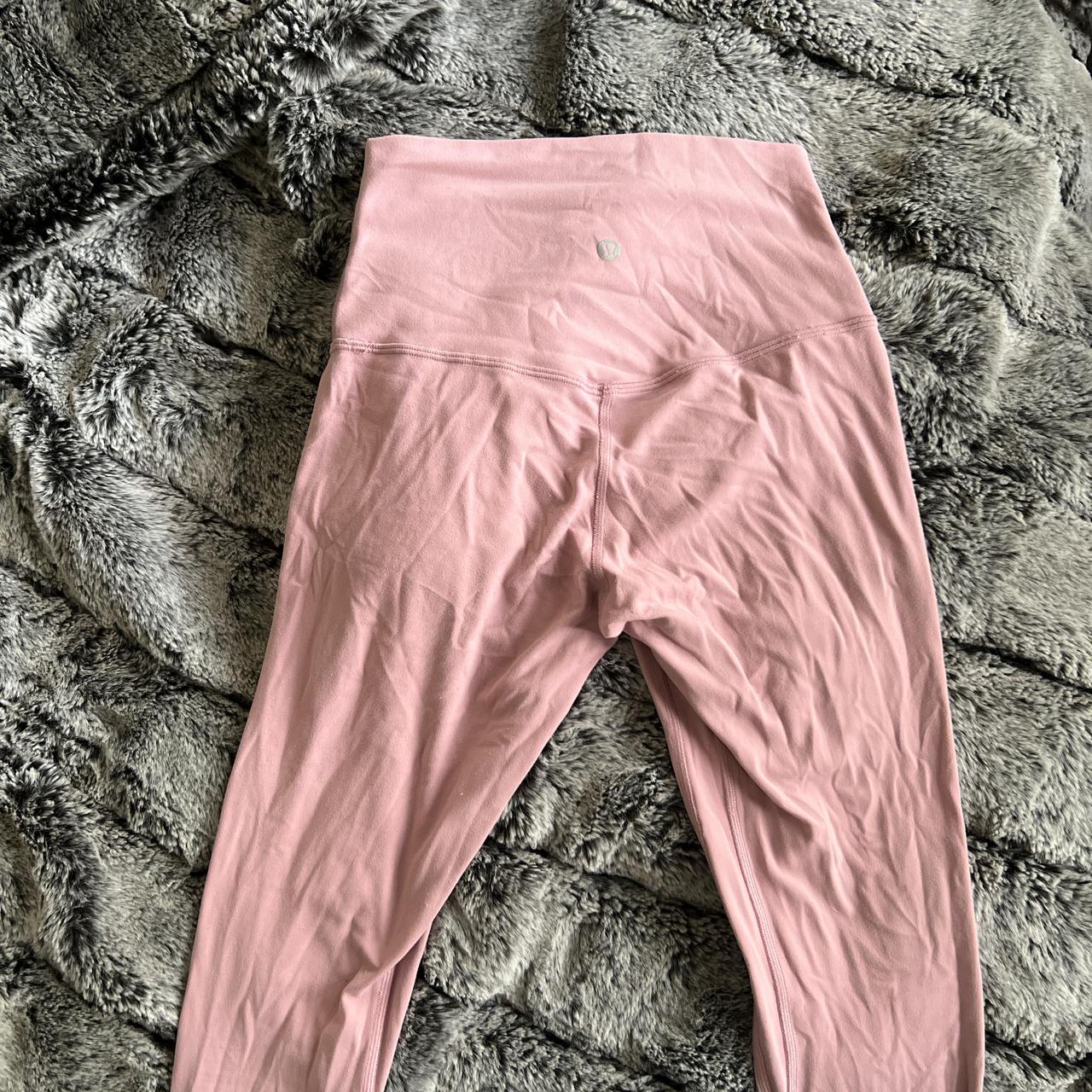 JoyLab Women's Split Flare Leggings - Pink Size L - Depop