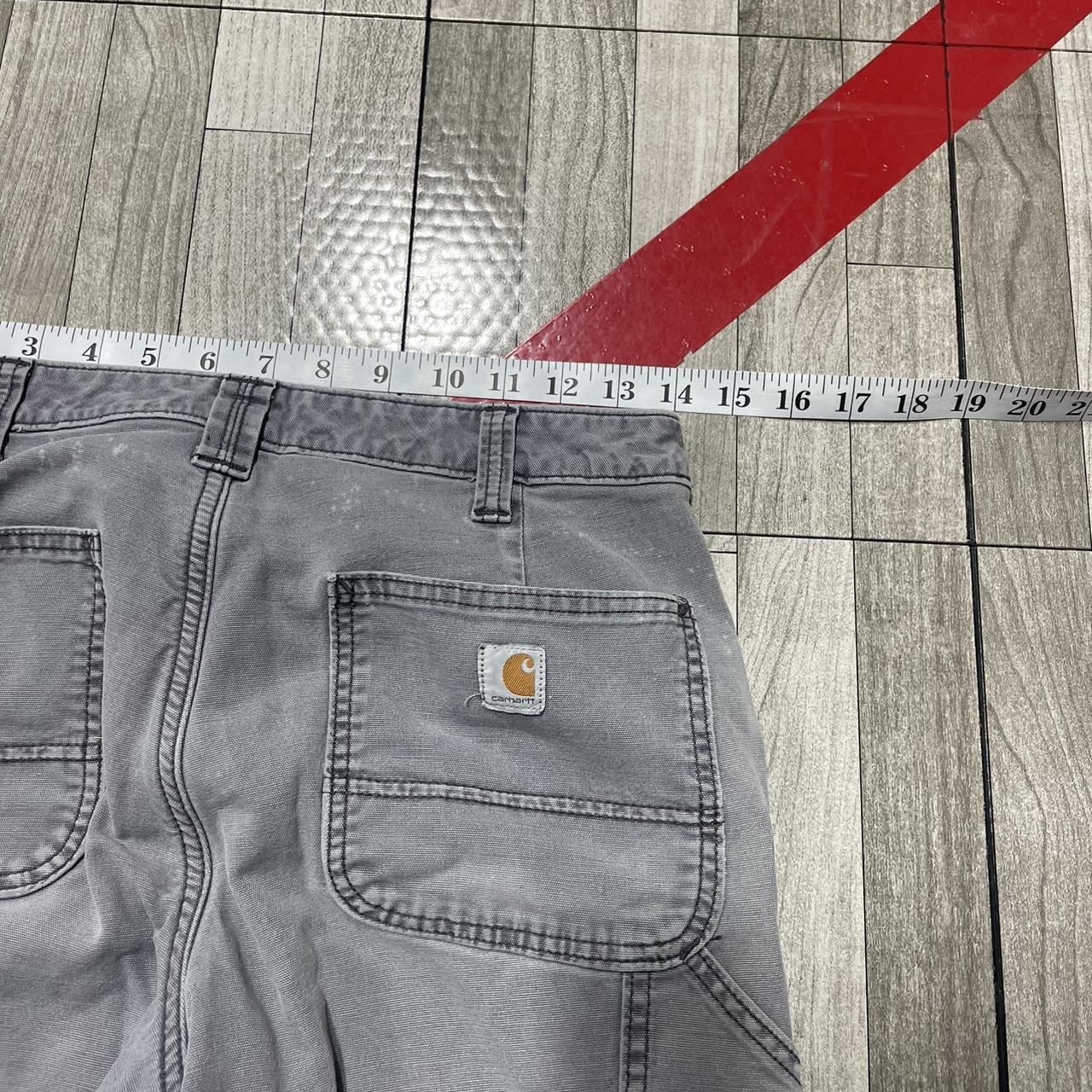 Carhartt Men's Grey Jeans Depop
