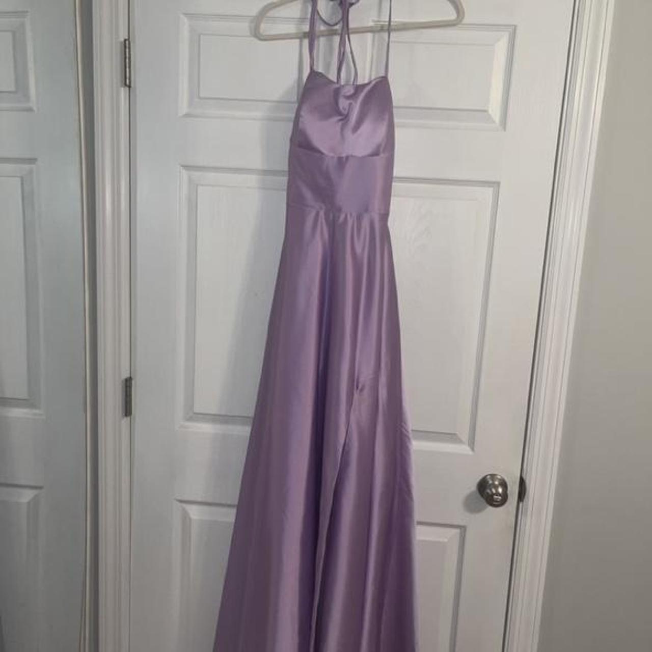 Amazon lilac prom dress Size Medium Brand... - Depop