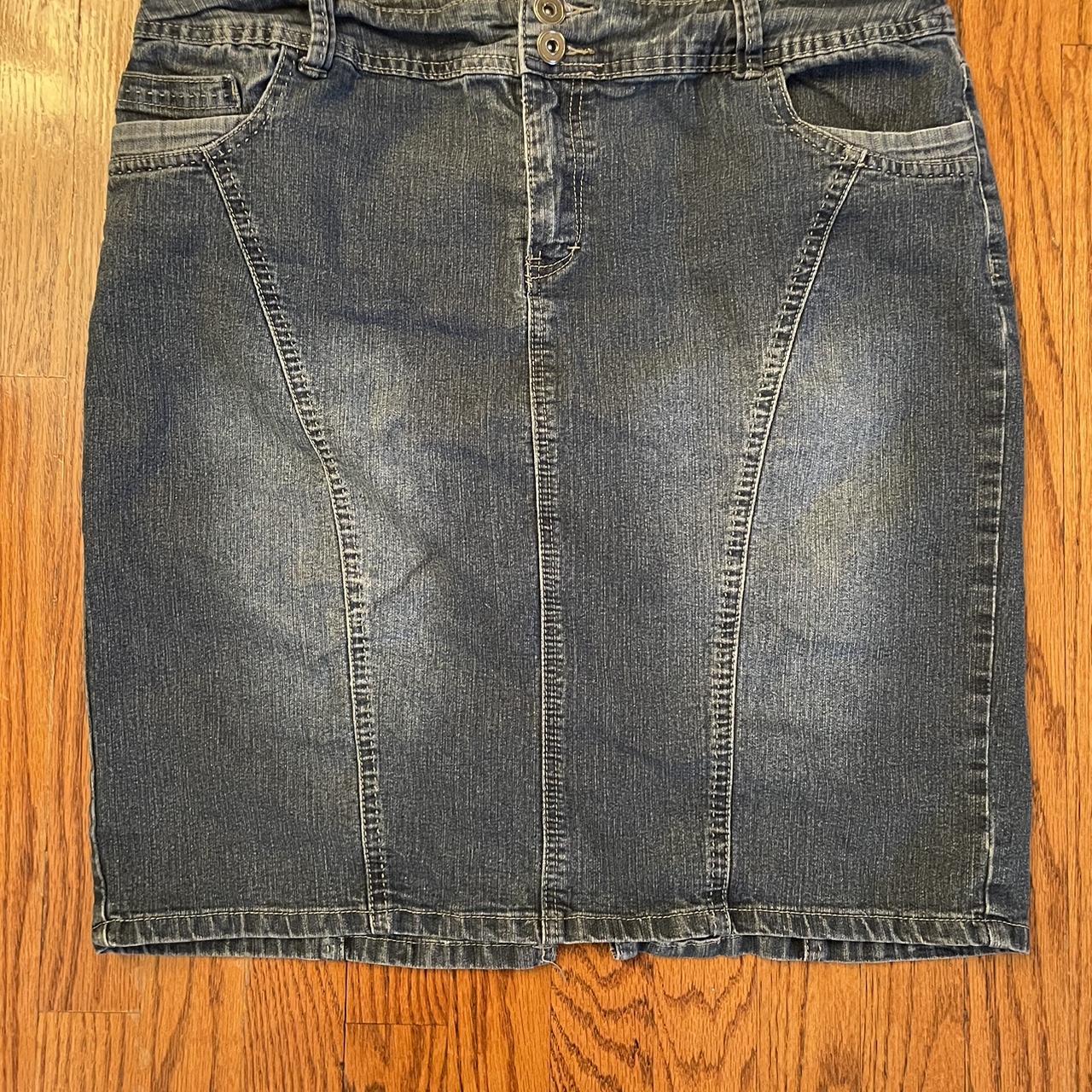 Blue jean hotsell skirt cato