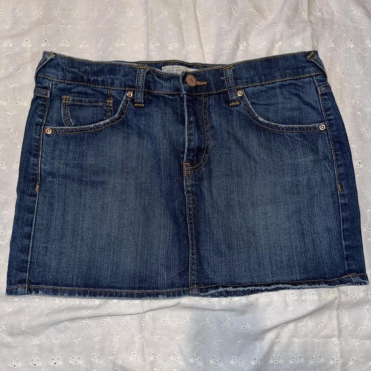 Old Navy Women's Blue Skirt | Depop