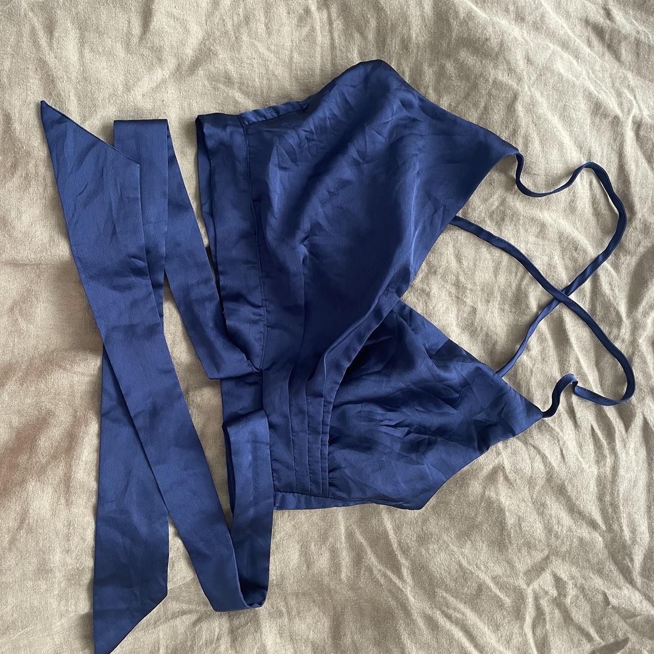 fashion nova xs cross back cropped top Depop