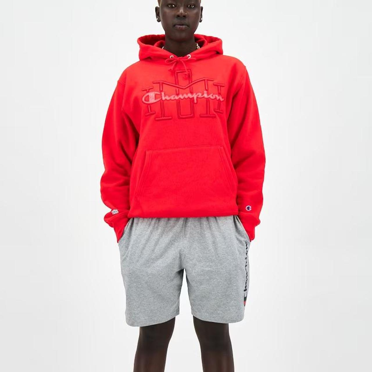 Champion hoodie red women's sale