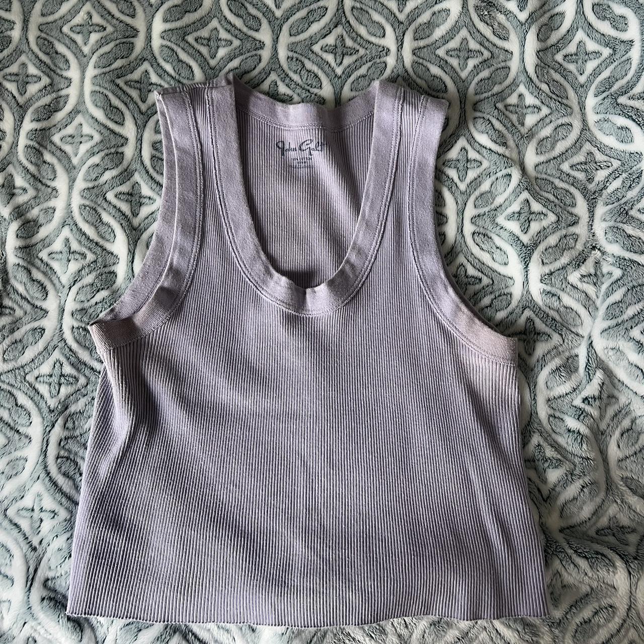 Brandy Melville Connor Tank Top - one size - purple - Depop