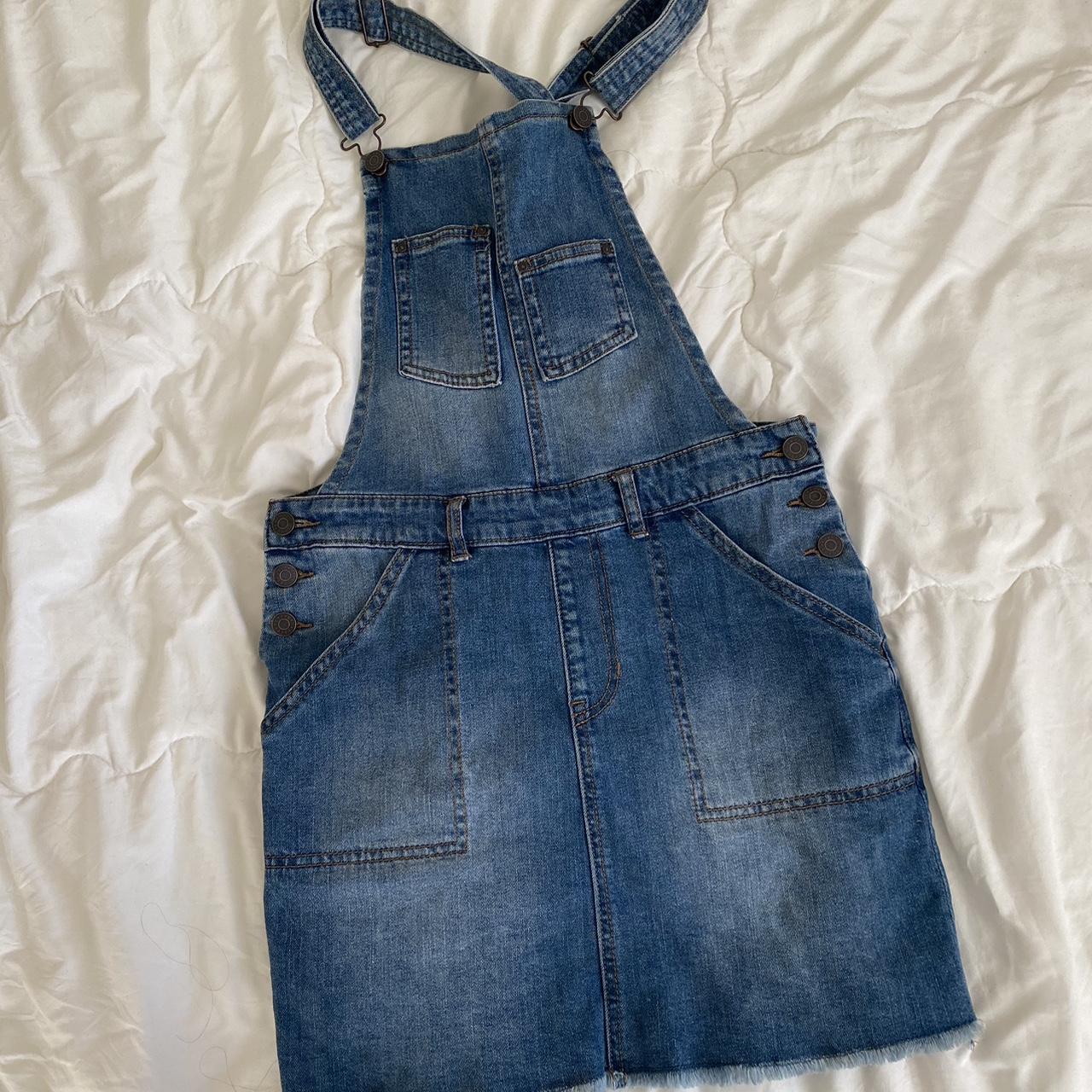 🌼Refuge denim cross strap overalls🌼 **all orders... - Depop