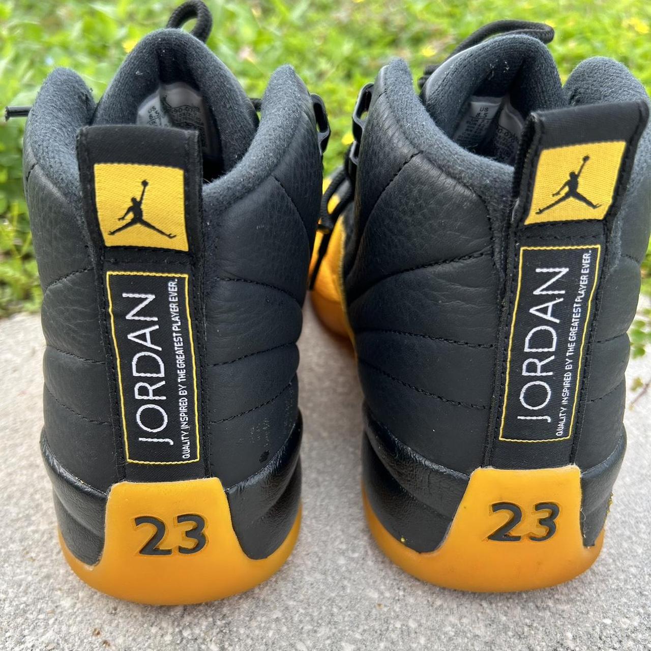 fake black and yellow 12s