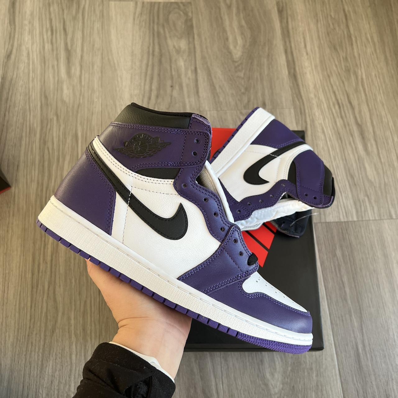 JORDAN 1 HIGH COURT PURPLE SIZE 8 5 UK BRAND NEW Depop