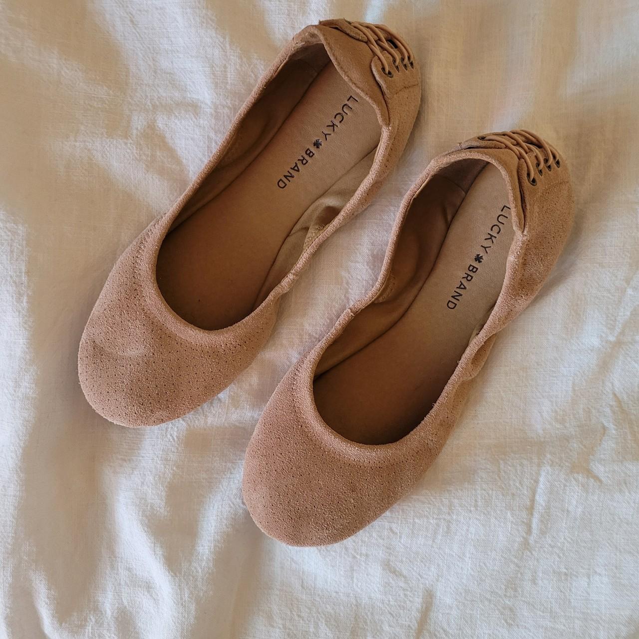 Lucky brand hot sale lace flats