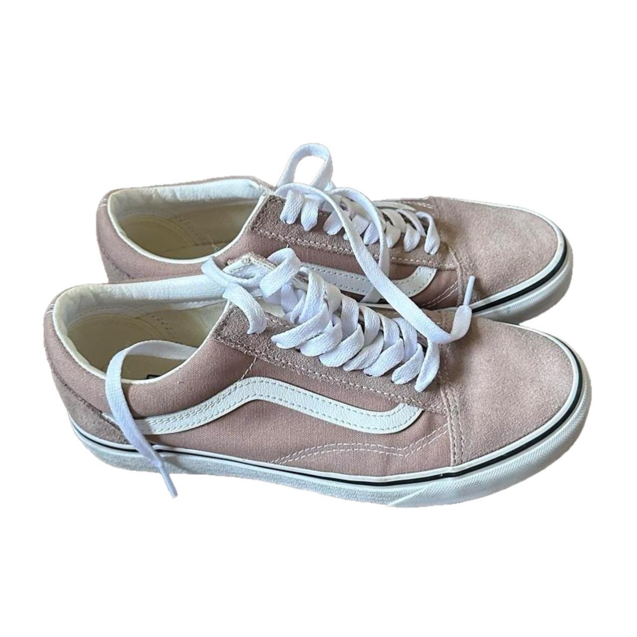 Dusty Rose Old Skool Vans Only worn once. Just