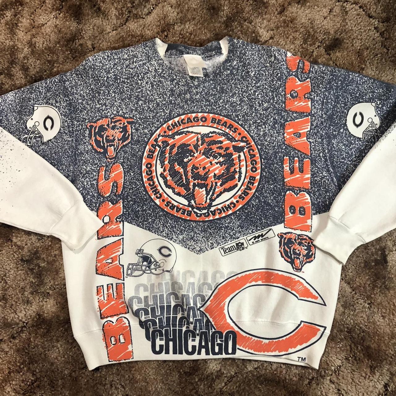 90s Chicago Bears vintage NFL Crewneck sweatshirt.  - Depop