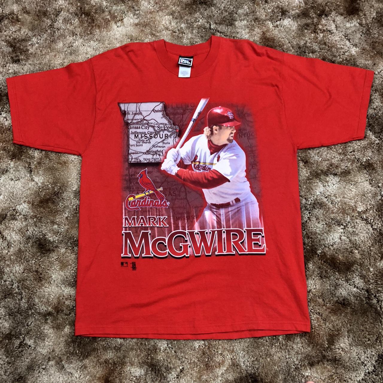 Vintage st lousy cardinals mark McGwire baseball - Depop