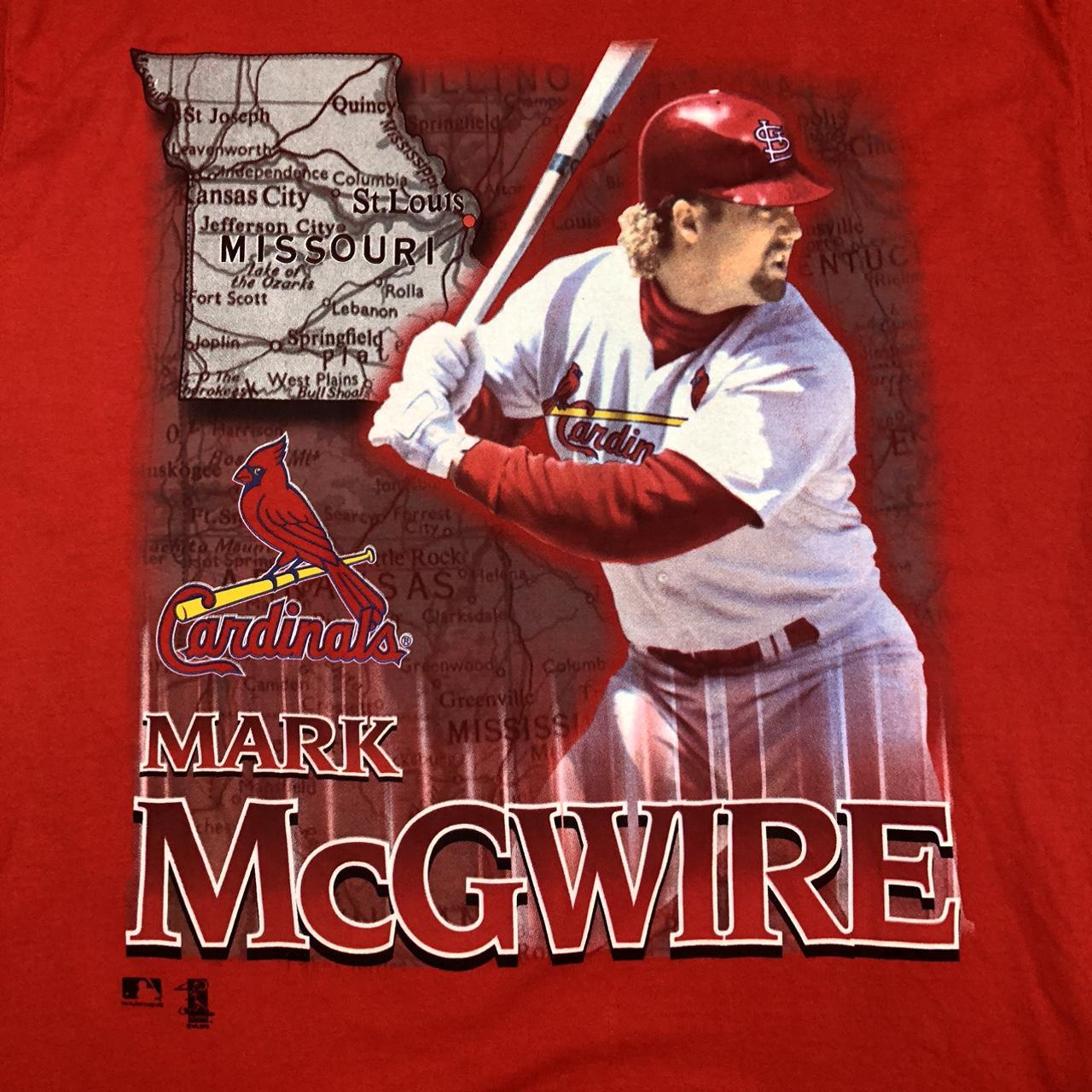 Vintage st lousy cardinals mark McGwire baseball - Depop