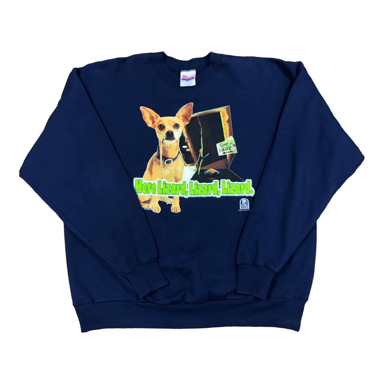 Taco Bell Chihuahua shops Vintage 1998 Sweatshirt