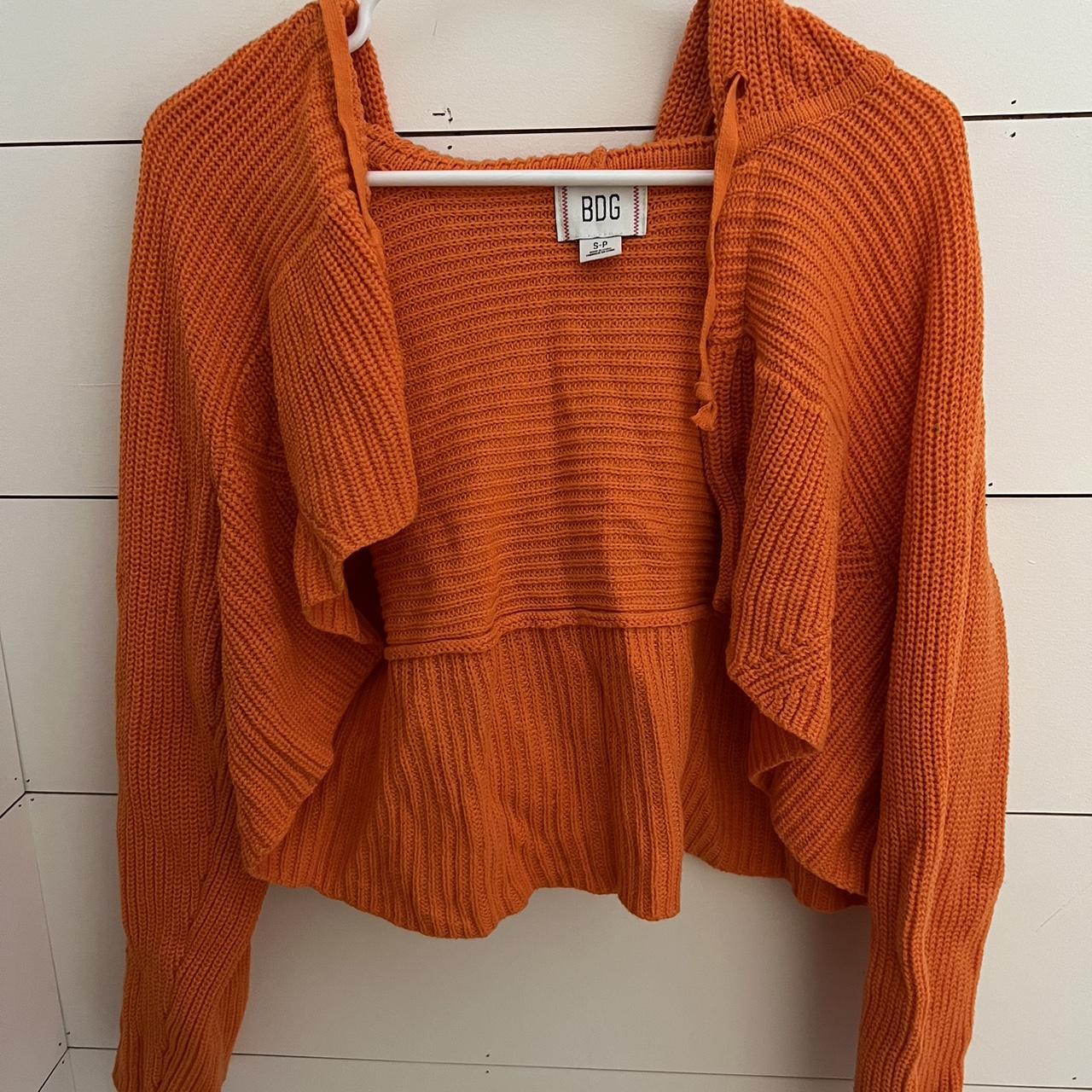 BDG Women's Orange Jumper Depop