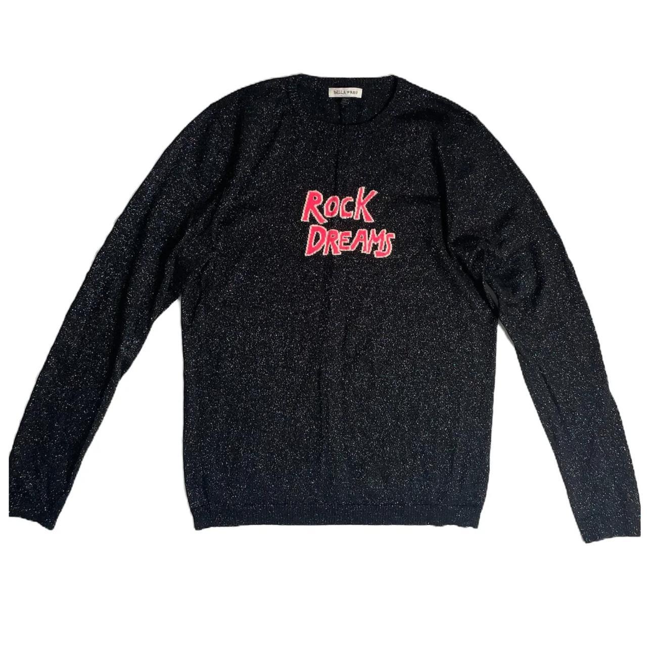 Bella Freud rock dreams metallic long sleeved Depop