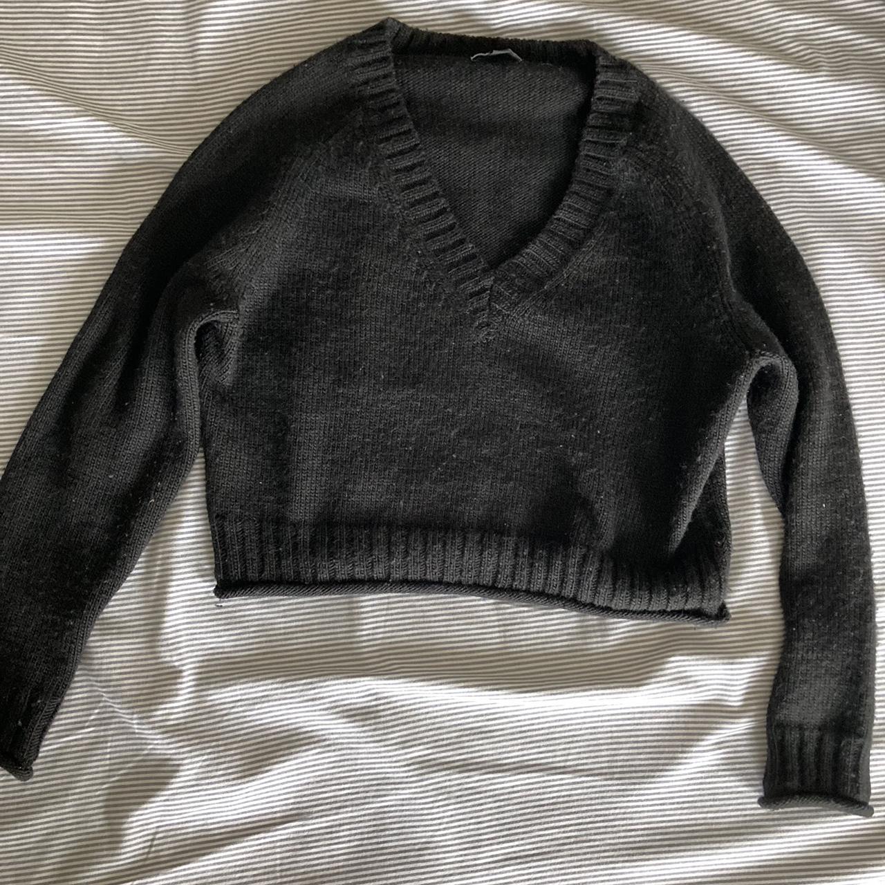 COS Women's Black Jumper | Depop