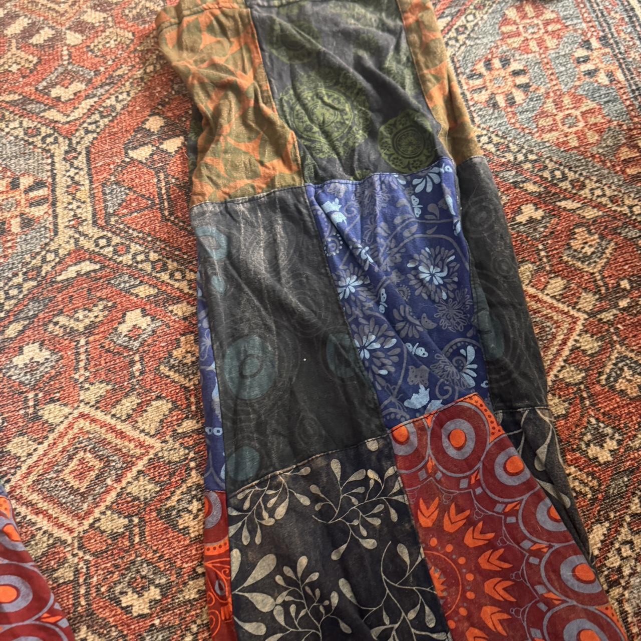 Women's Overalls - Multi - 10 – unique patchwork … - image 4