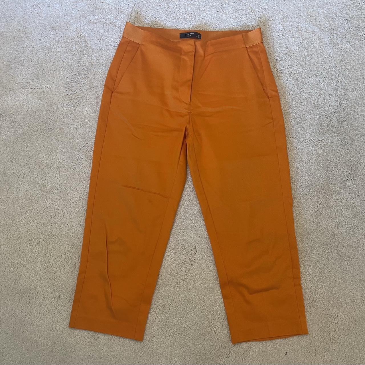 Marks & Spencer Bright Orange Capris 🍊 Hardly Worn, - Depop