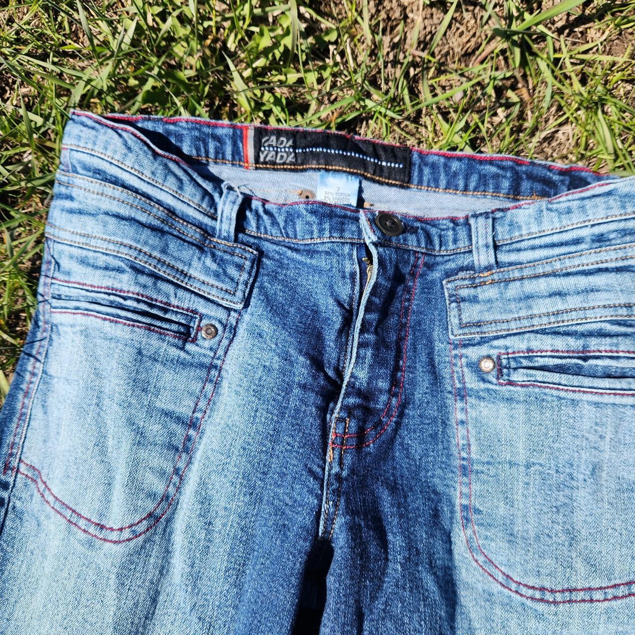 Express Rerock Jeans Women 0 Short Blue Bootcut - Depop