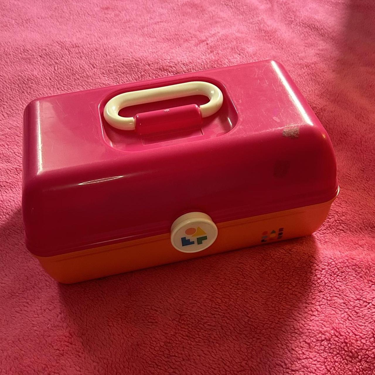 PINK PEACH CABOODLE MAKEUP CASE💄 Depop